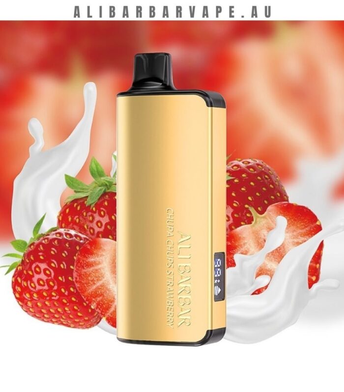 ALIBARBAR INGOT 9000 Puffs Chupa Chups Strawberry
