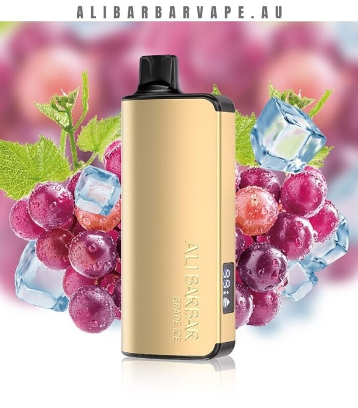 ALIBARBAR INGOT 9000 Puffs Grape Ice