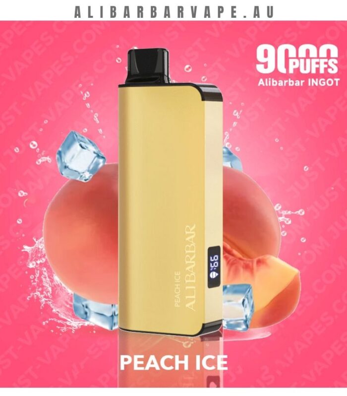 ALIBARBAR INGOT 9000 Puffs Peach Ice