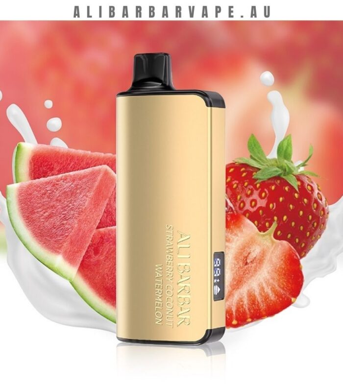 ALIBARBAR INGOT 9000 Puffs Strawberry Coconut Watermelon