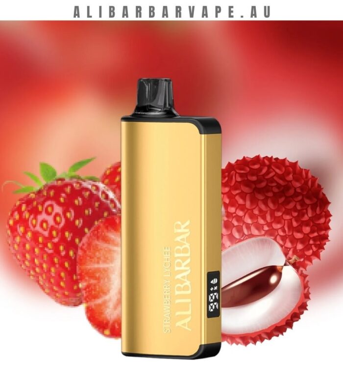 ALIBARBAR INGOT 9000 Puffs Strawberry Lychee