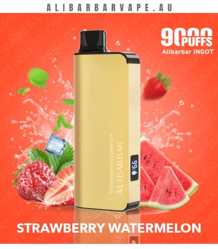 ALIBARBAR INGOT 9000 Puffs Strawberry Watermelon