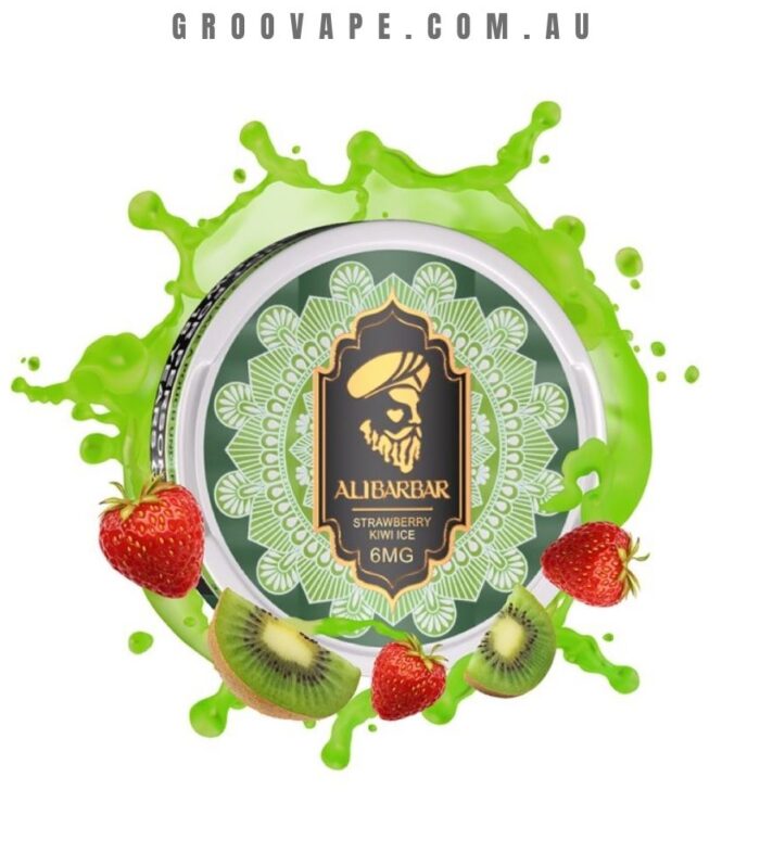 Strawberry Kiwi Ice – Alibarbar Nicotine Pouches – 6/12/24/36mg