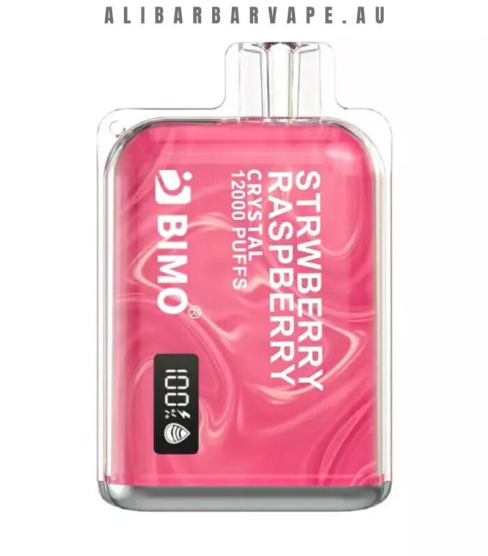 BIMO Crystal 12000 Puffs Strawberry Raspberry