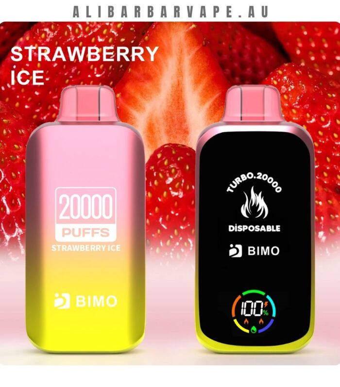 BIMO Turbo 20000 Puffs Strawberry Ice