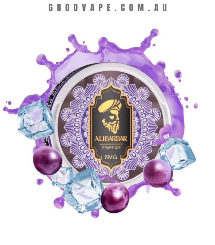 Grape Ice – Alibarbar Nicotine Pouches – 6/12/24/36mg