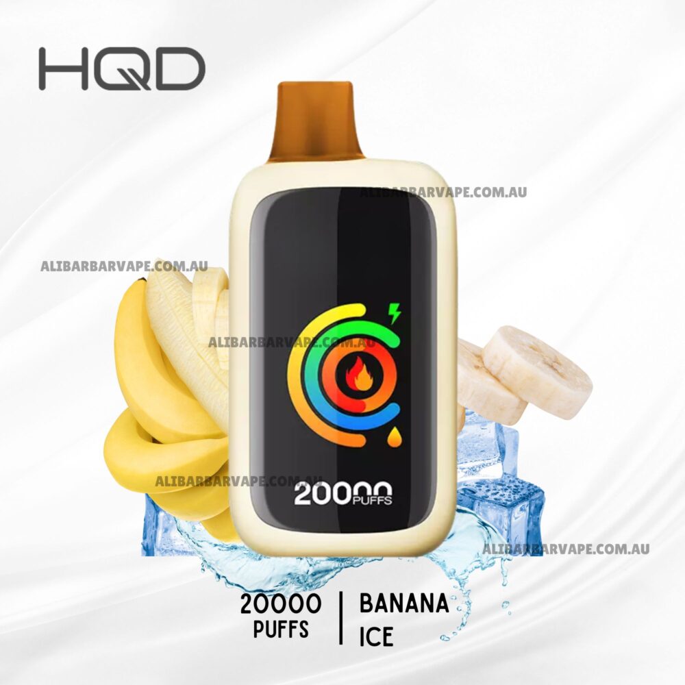 HQD Cuvie Slick 20000 Puffs Banana Ice