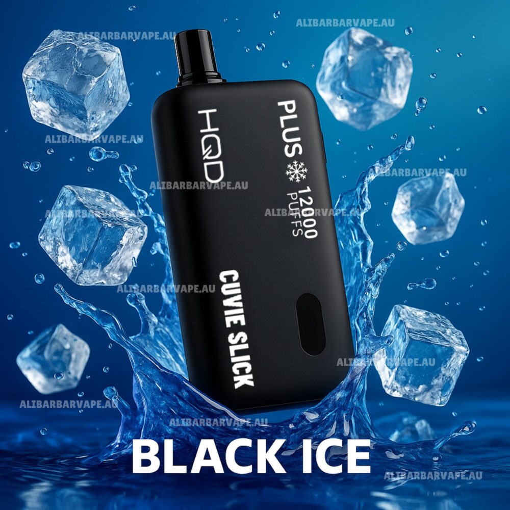 HQD Cuvie Slick Plus 12000 Puffs Black Ice