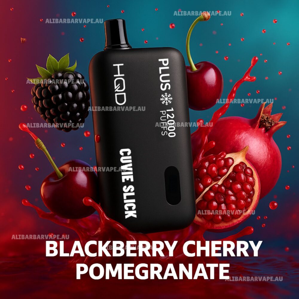 HQD Cuvie Slick Plus 12000 Puffs Blackberry Cherry Pomegranate