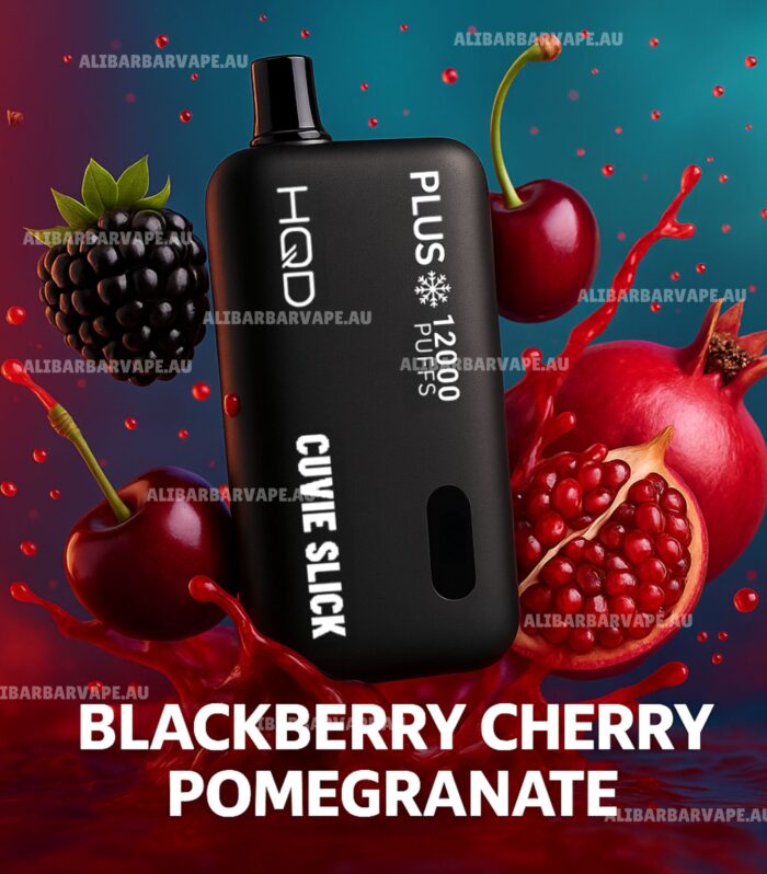 HQD Cuvie Slick Plus 12000 Puffs Blackberry Cherry Pomegranate