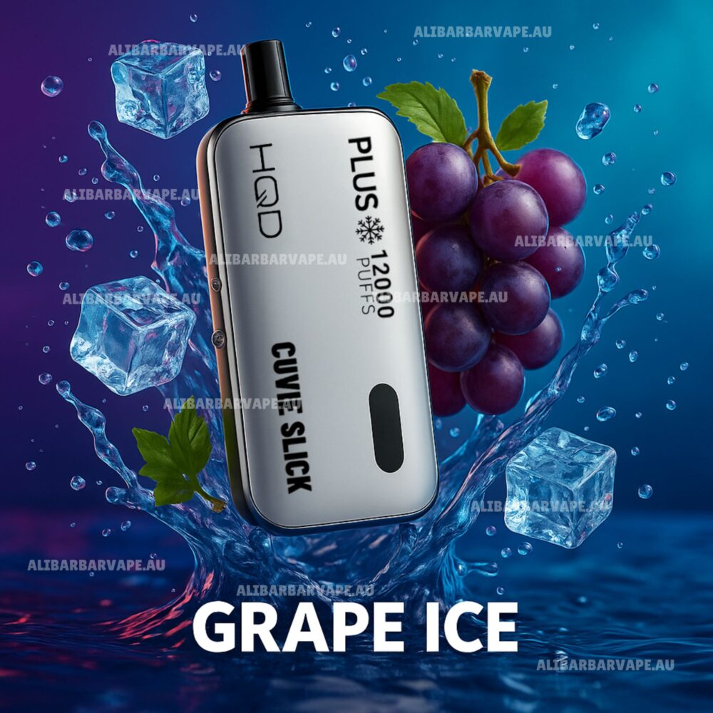 HQD Cuvie Slick Plus 12000 Puffs Grape Ice