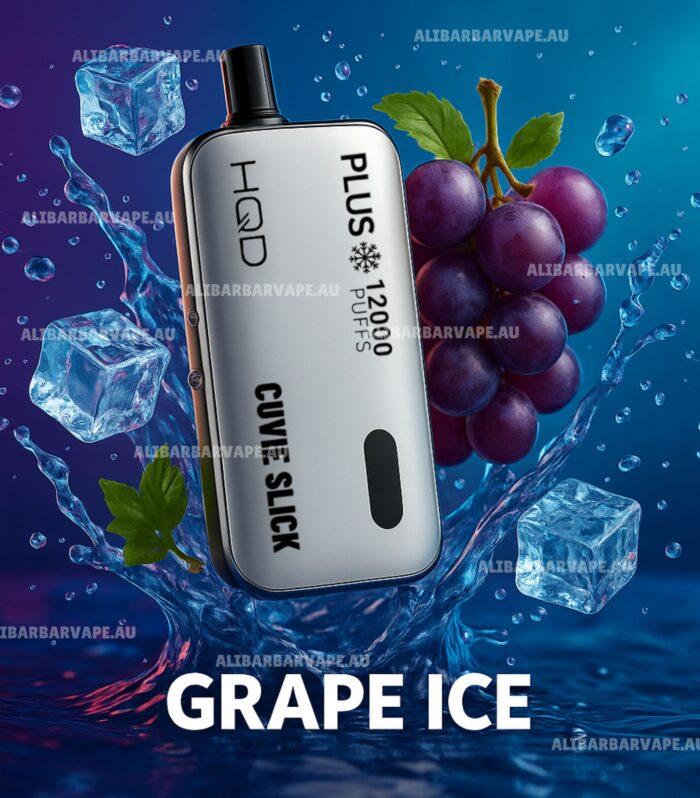 HQD Cuvie Slick Plus 12000 Puffs Grape Ice
