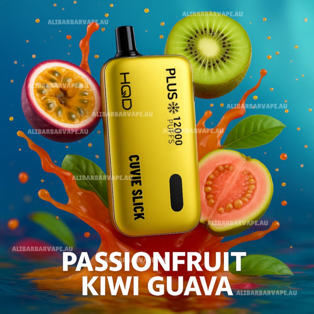 HQD Cuvie Slick Plus 12000 Puffs Passionfruit Kiwi Guava