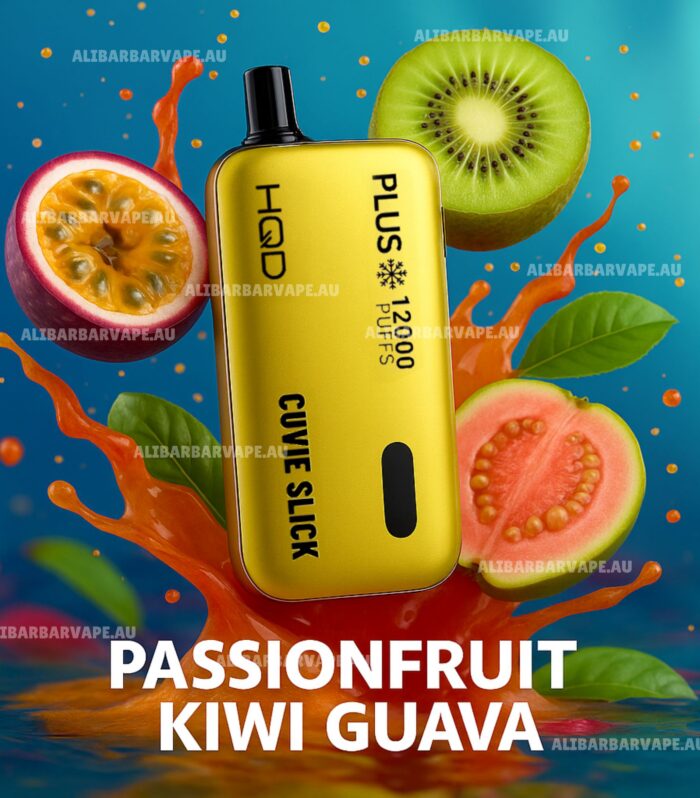 HQD Cuvie Slick Plus 12000 Puffs Passionfruit Kiwi Guava