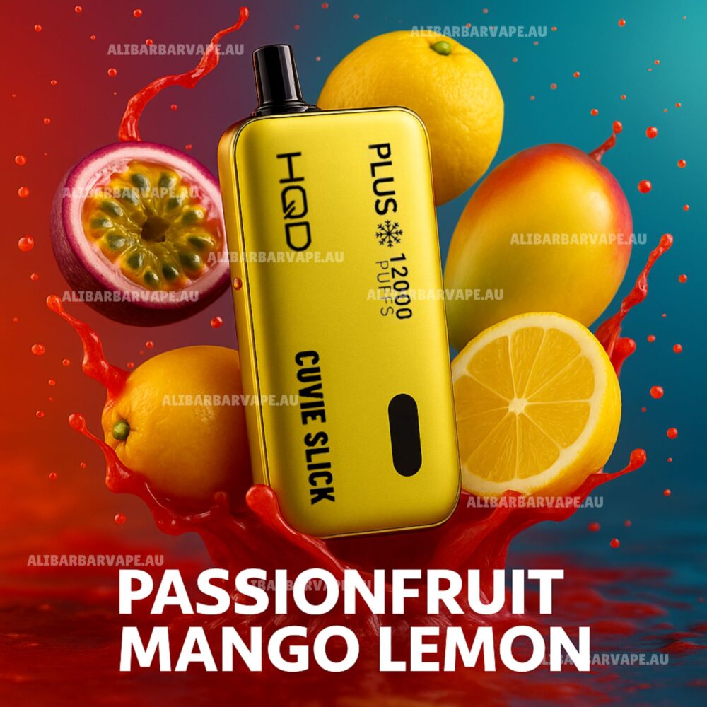 HQD Cuvie Slick Plus 12000 Puffs Passionfruit Mango Lemon