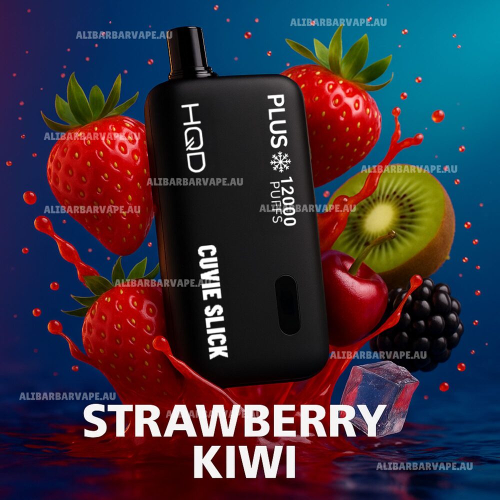 HQD Cuvie Slick Plus 12000 Puffs Strawberry Kiwi