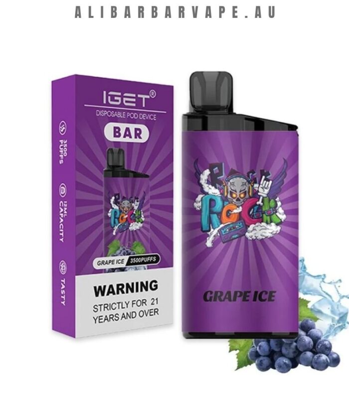 IGET Bar 3500 Puffs Grape Ice