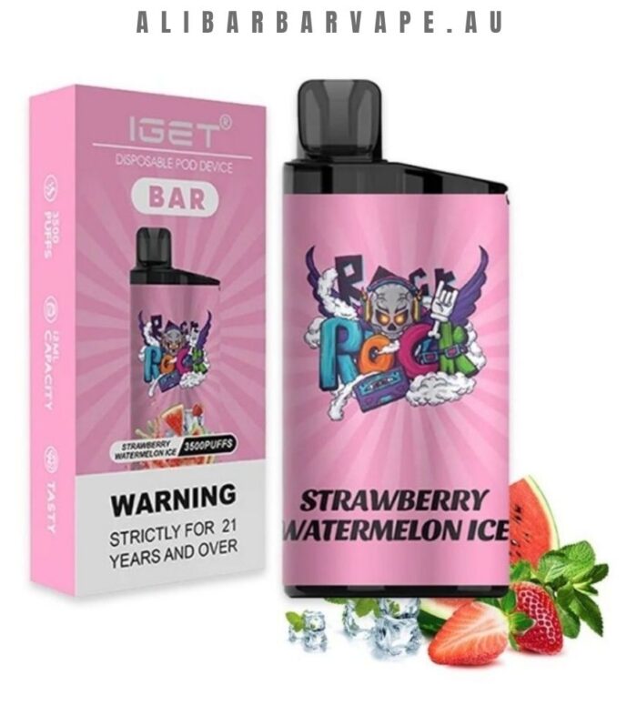 IGET Bar 3500 Puffs Strawberry Watermelon Ice