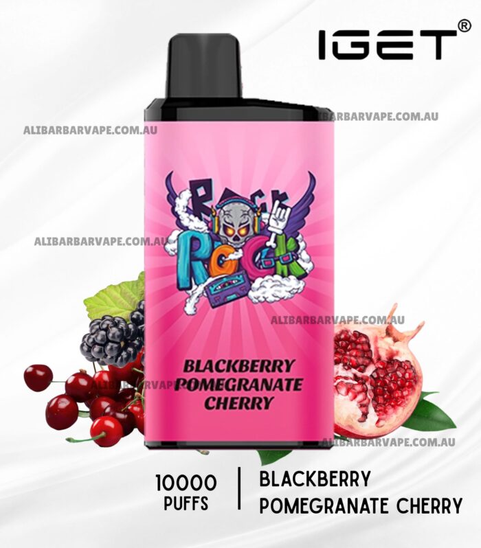 IGET Bar Pro 10000 Puffs Blackberry Pomegranate Cherry