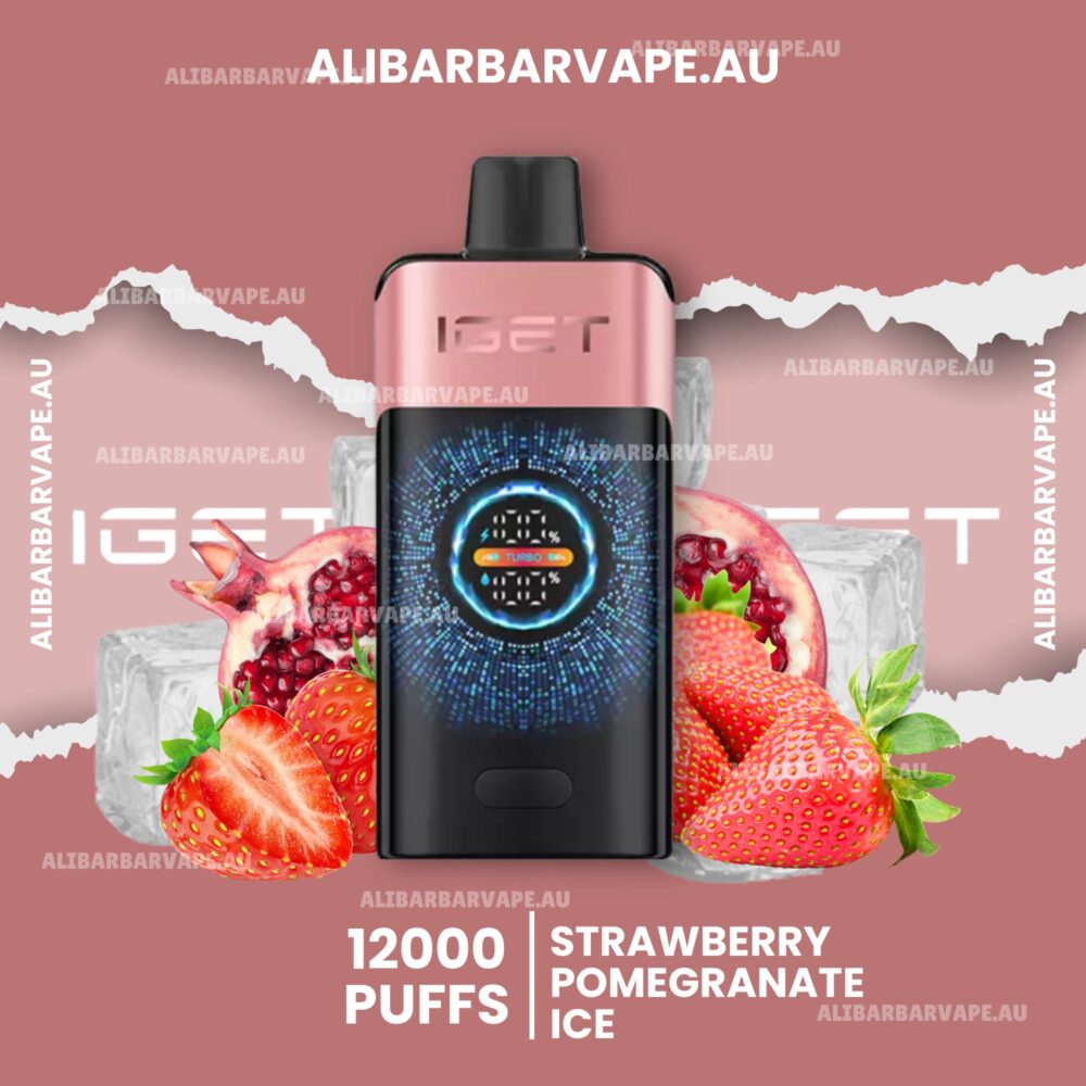 Iget One 12000 Puffs Strawberry Pomegranate Ice