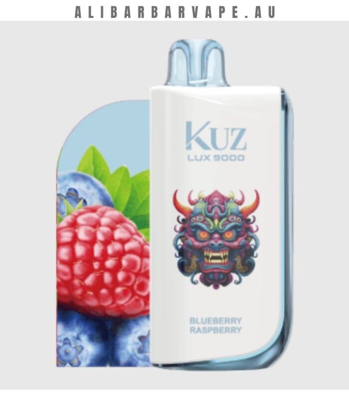 KUZ LUX 9000 Puffs Blueberry Raspberry