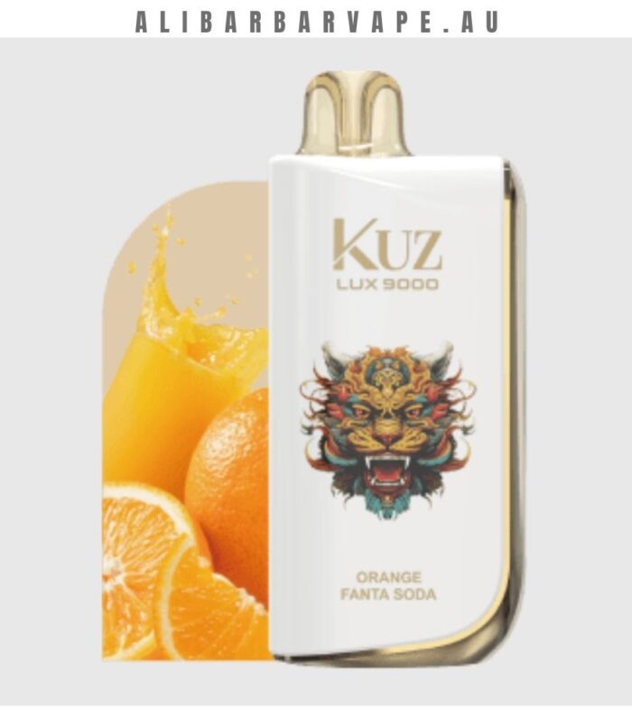 KUZ LUX 9000 Puffs Orange Fanta Soda