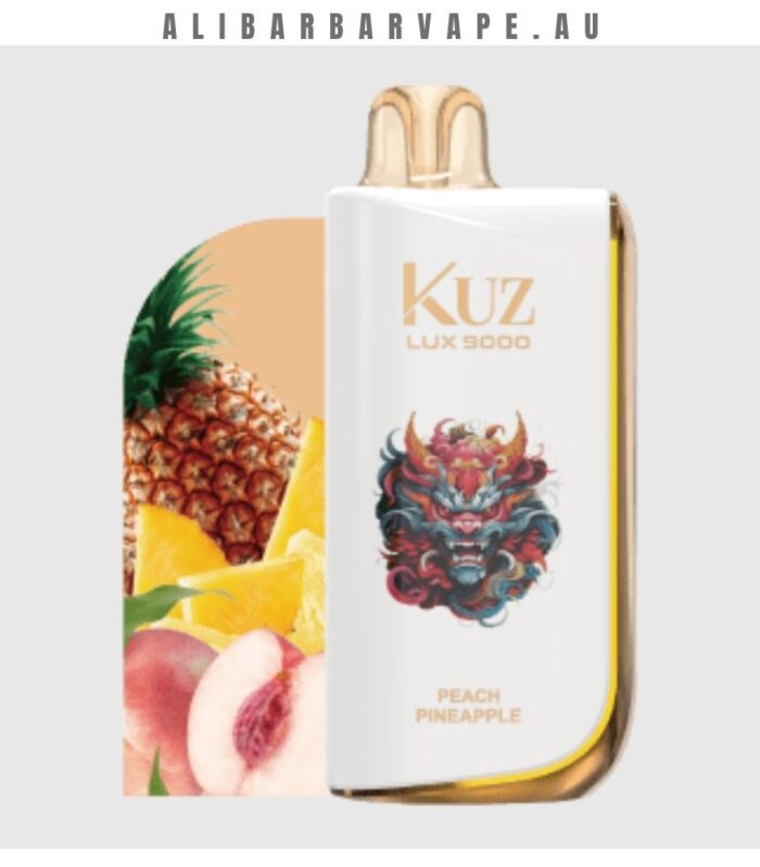 KUZ LUX 9000 Puffs Peach Pineapple