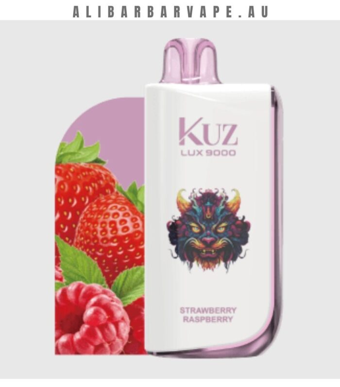 KUZ LUX 9000 Puffs Strawberry Raspberry