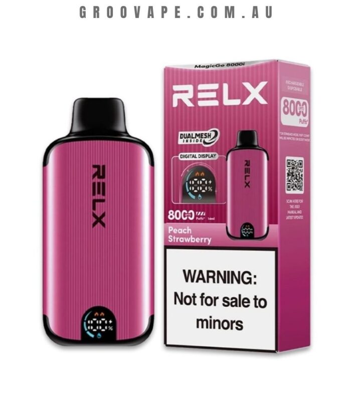 RELX MagicGo 8000 Puffs Peach Strawberry