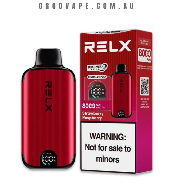 RELX MagicGo 8000 Puffs Strawberry Raspberry