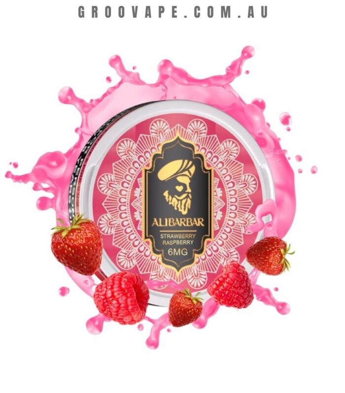 Strawberry Raspberry – Alibarbar Nicotine Pouches – 6/12/24/36mg