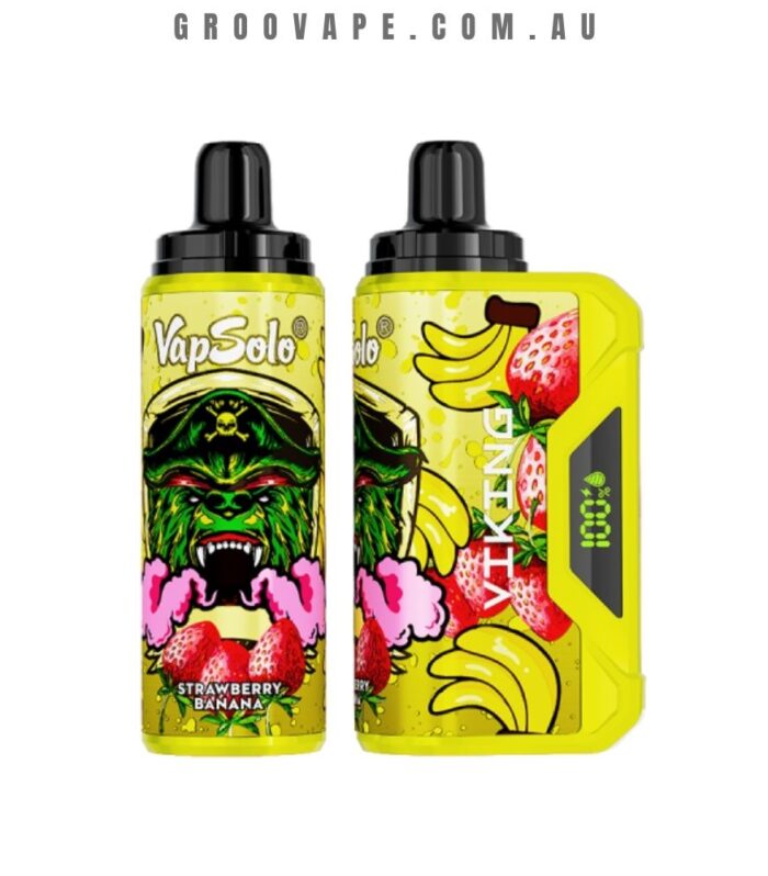 VapSolo 12000 Puffs Strawberry Banana