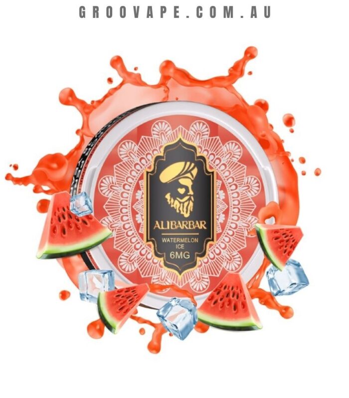 Watermelon Ice – Alibarbar Nicotine Pouches – 6/12/24/36mg